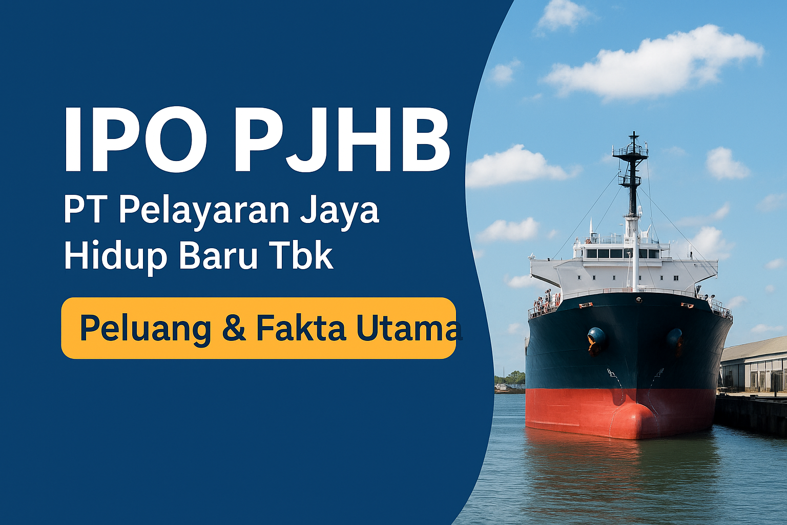 IPO PJHB: Peluang IPO Pelayaran Jaya Hidup Baru Tbk 2025
